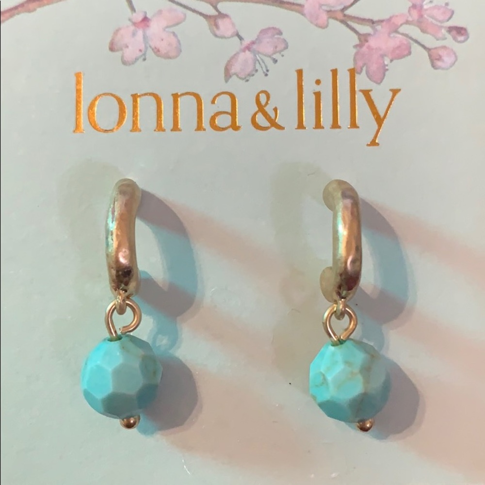Lonna & Lilly Mini Hoops with Stones